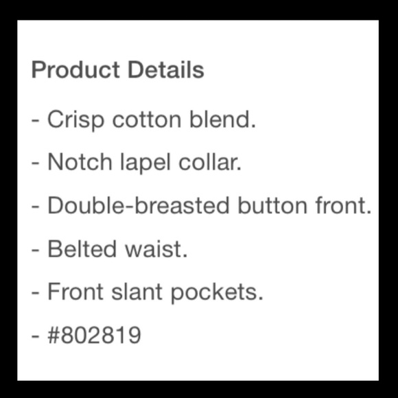 GAP Trench Coat M Oversized (Anorak Parka) Jacket Hood Black Medium NWT’S-$140 - Picture 7 of 8